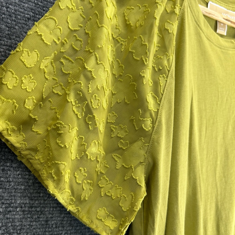 Michael Kors Lace Sleeve Top Size M - Picture 4 of 7